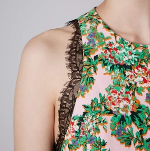 Topshop Pink Flower Garden Romper - Picture 5 of 5